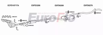 Система выпуска ОГ EuroFlo FDFOC16 5001